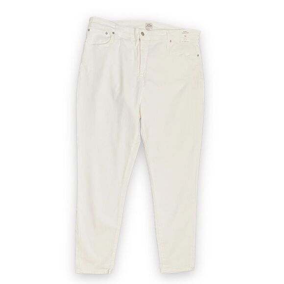 JCREW Curvy Toothpick White Jeans Skinny High Rise 36 (Size 22) - Picture 4 of 13